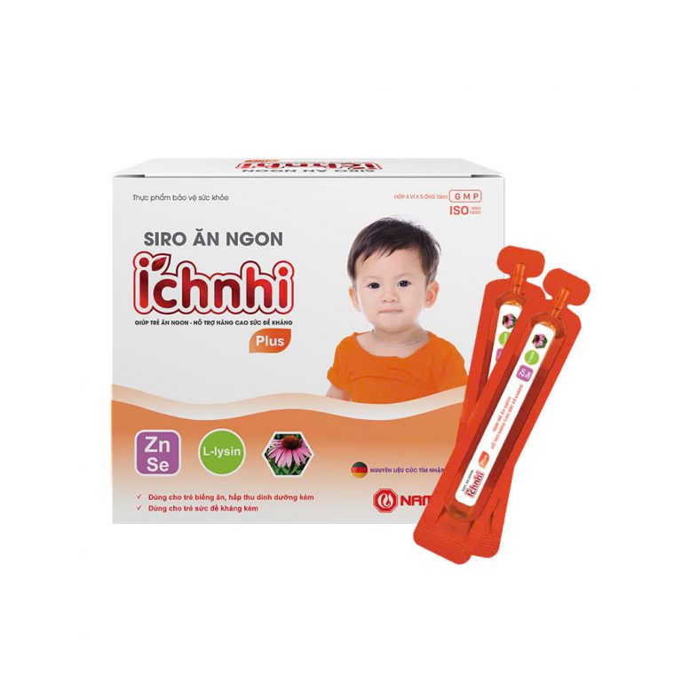 THỰC PHẨM BẢO VỆ SỨC KHOẺ SIRO ĂN NGON ÍCH NHI PLUS (ỐNG 10ML)