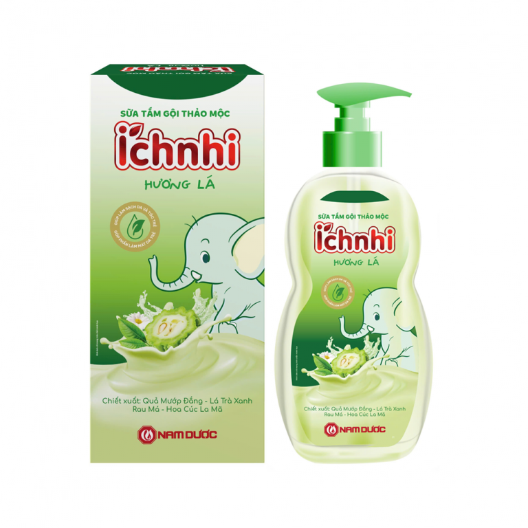SỮA TẮM GỘI THẢO MỘC ÍCH NHI HƯƠNG LÁ