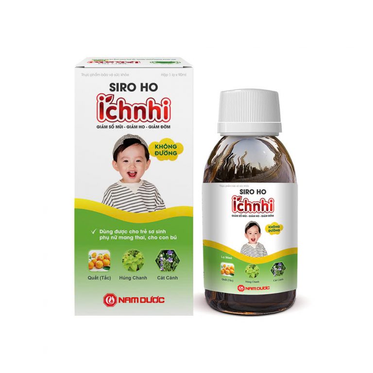 THỰC PHẨM BẢO VỆ SỨC KHOẺ SIRO HO ÍCH NHI KHÔNG ĐƯỜNG