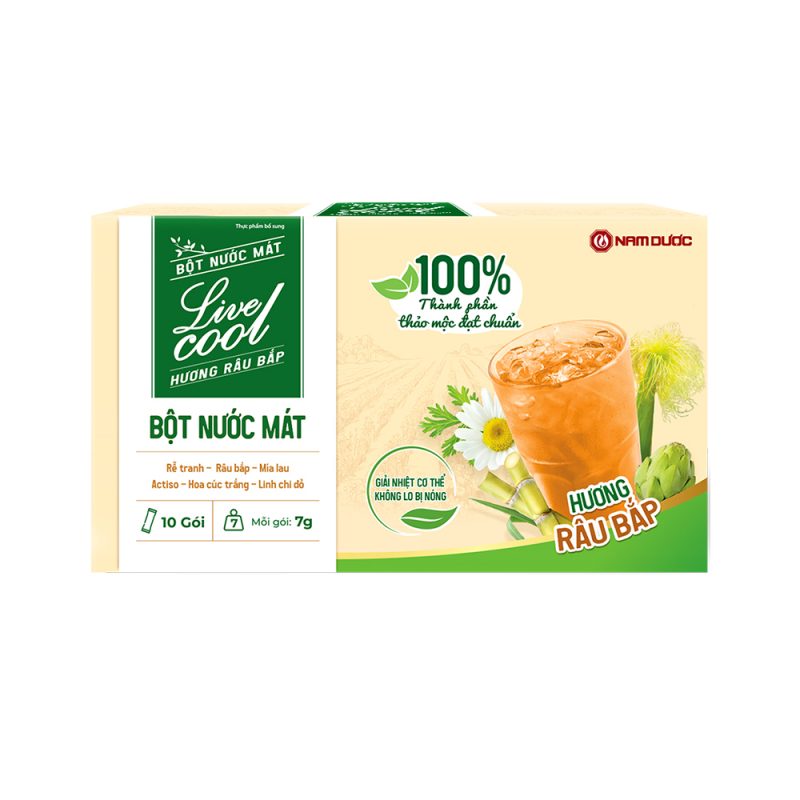 THỰC PHẨM BỔ SUNG BỘT NƯỚC MÁT LIVECOOL HƯƠNG RÂU BẮP